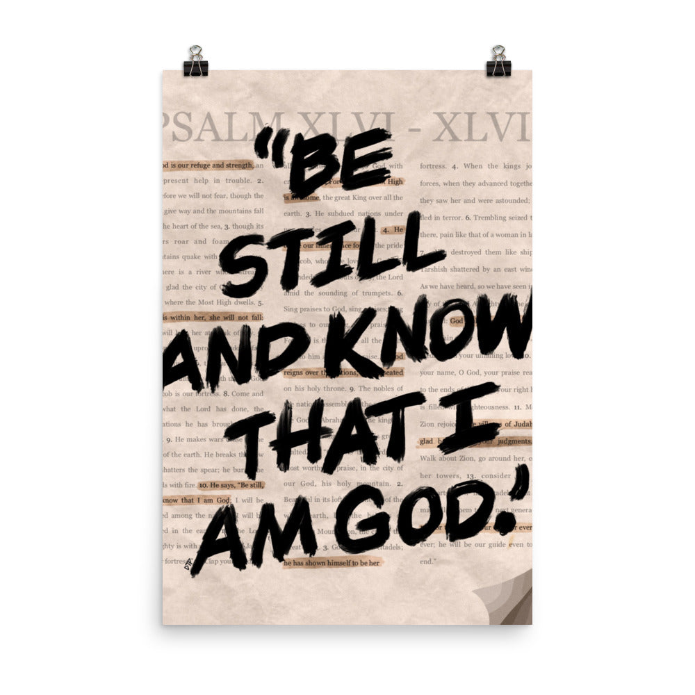 ”Psalms 46” Poster