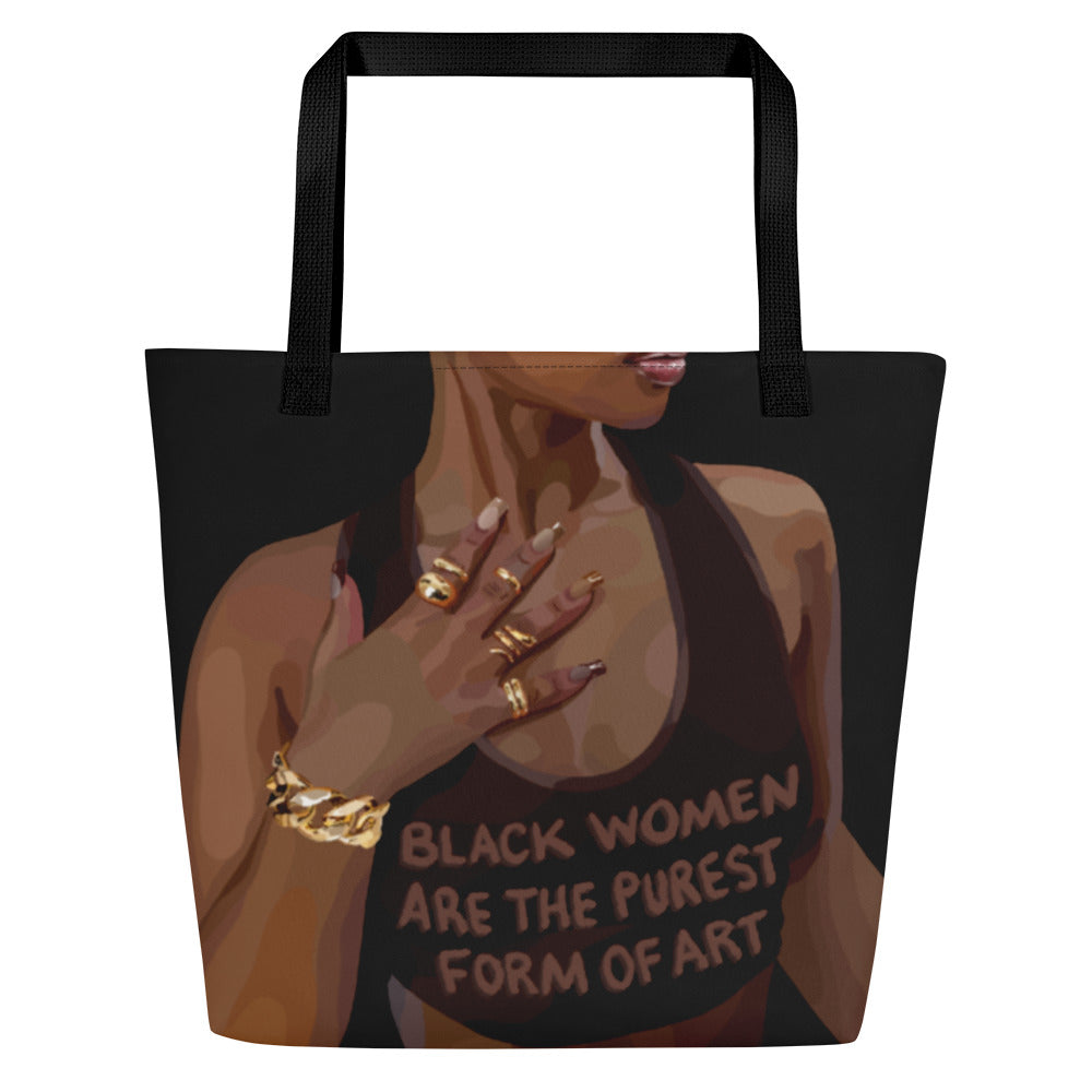 “Women Are Art” Pocket Tote