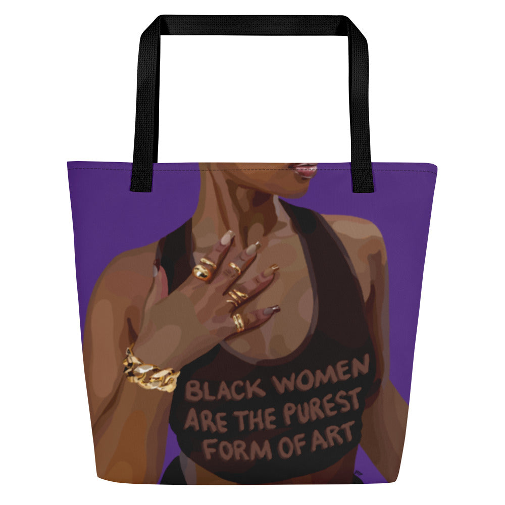 “Women Are Art” Pocket Tote