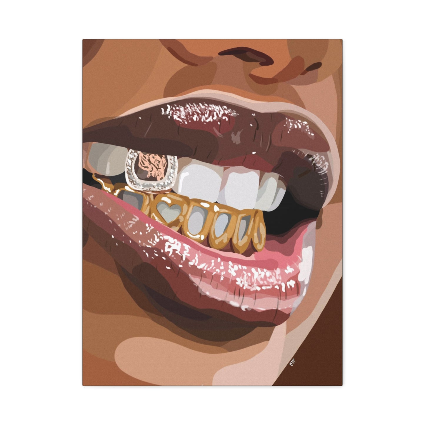 “Grillz II” Canvas