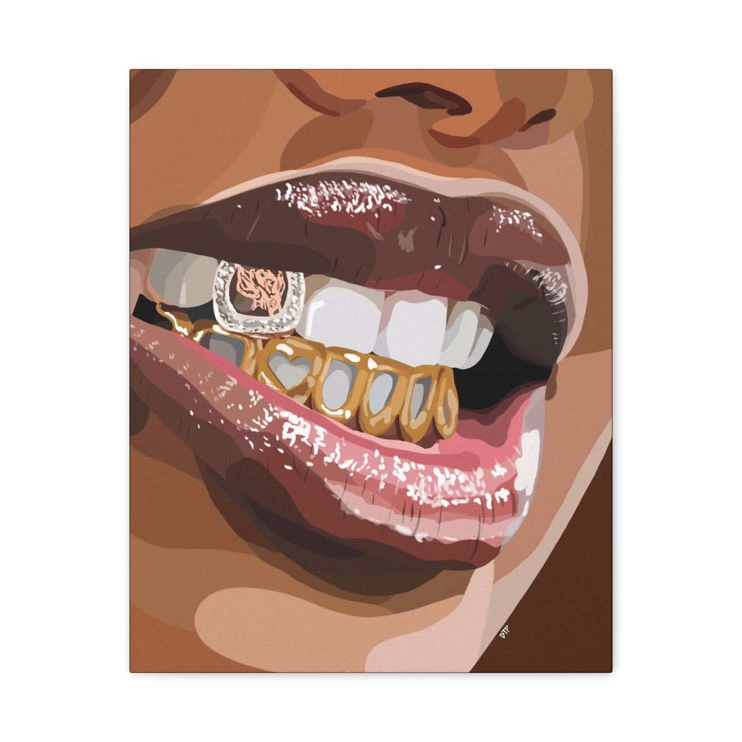“Grillz II” Canvas