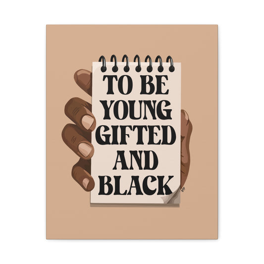 “Gifted & Black” Canvas