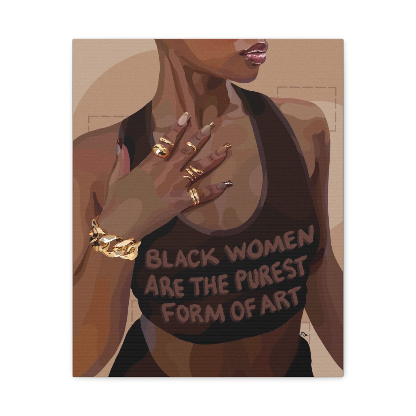 ”Women Are Art” Canvas