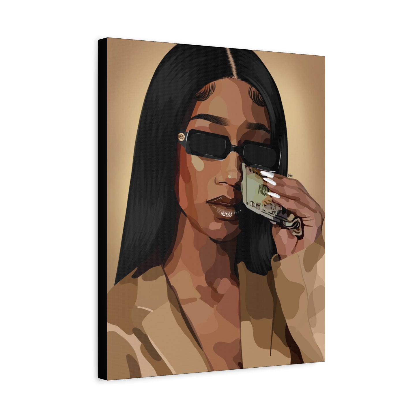 “Money Tears” Canvas