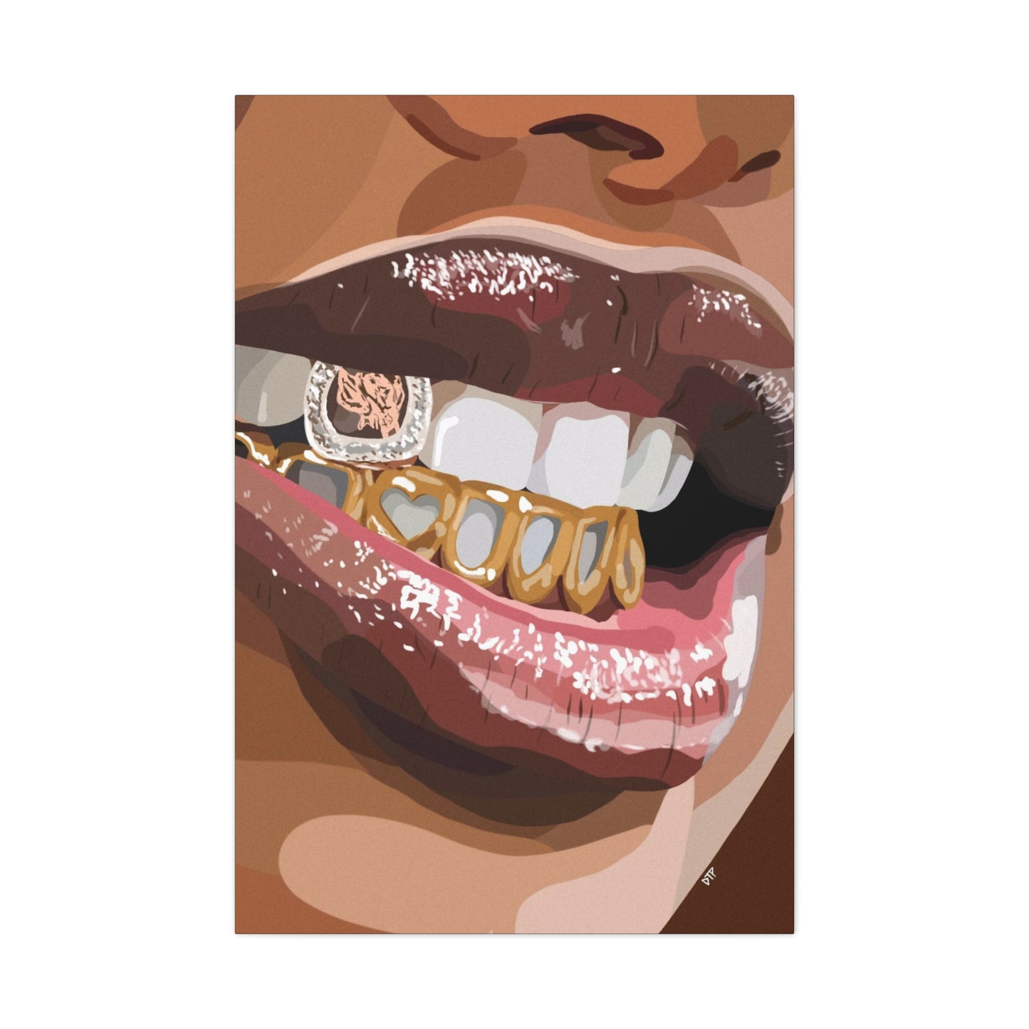 “Grillz II” Canvas