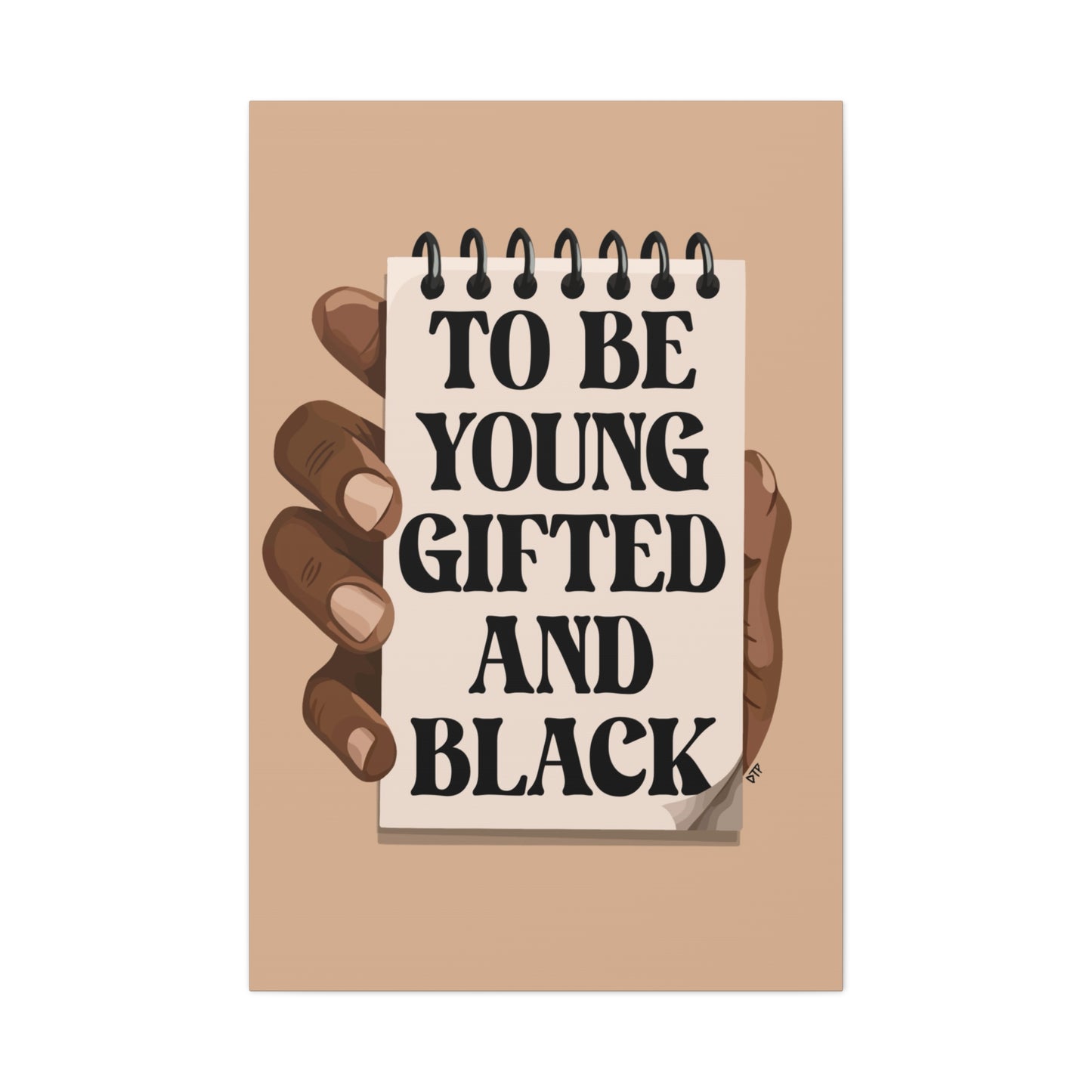 “Gifted & Black” Canvas