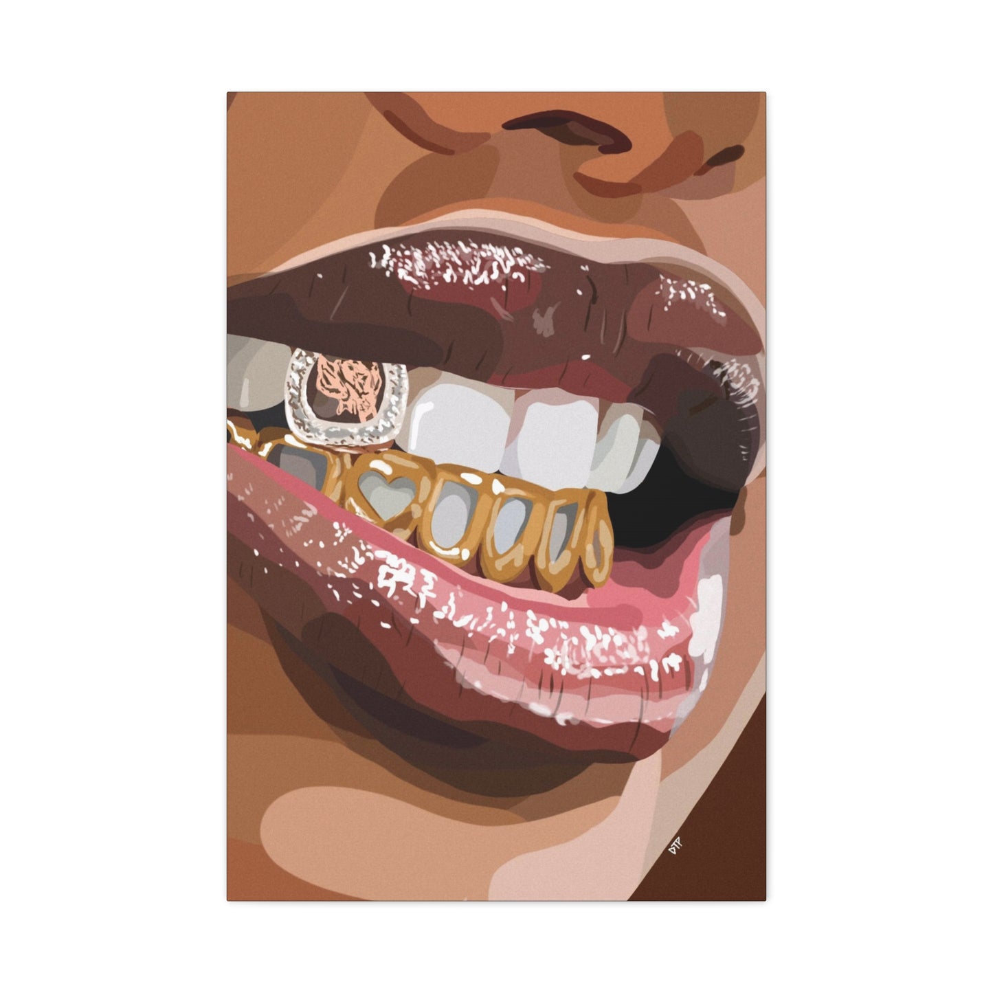 “Grillz II” Canvas