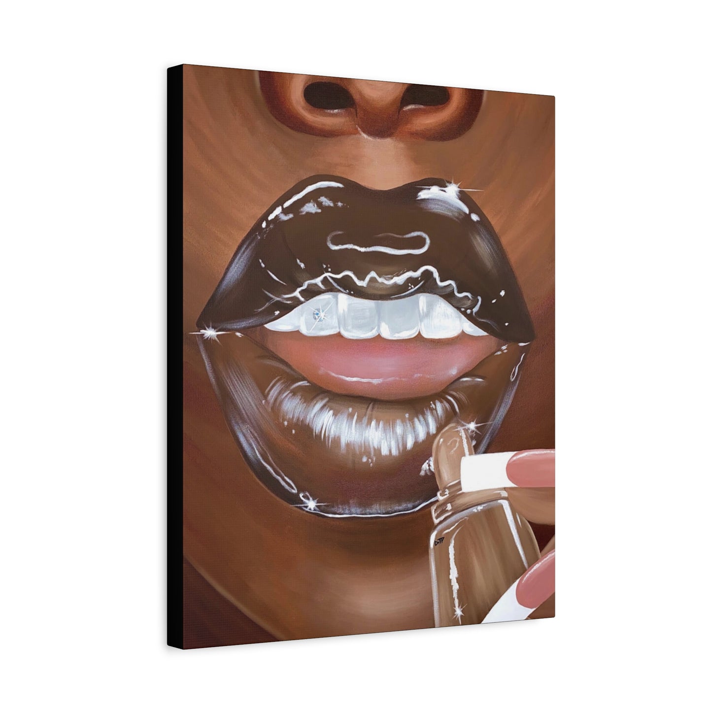“My Lipgloss is Popping” Canvas