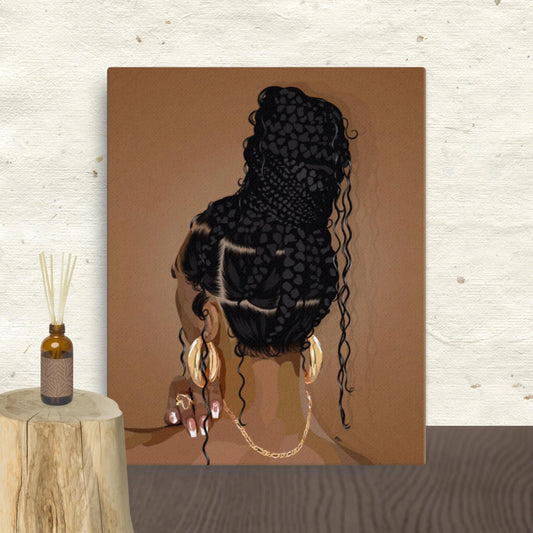 ”Boho Braids” Canvas