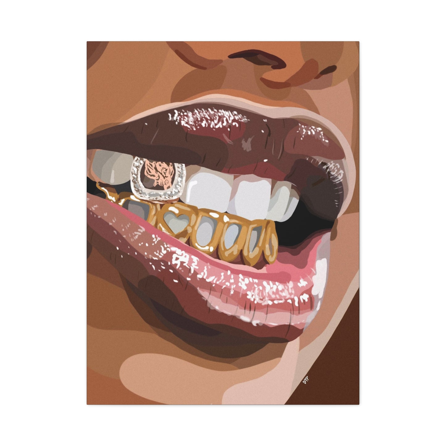 “Grillz II” Canvas