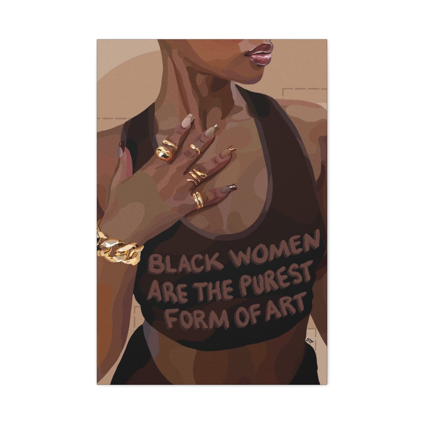 ”Women Are Art” Canvas