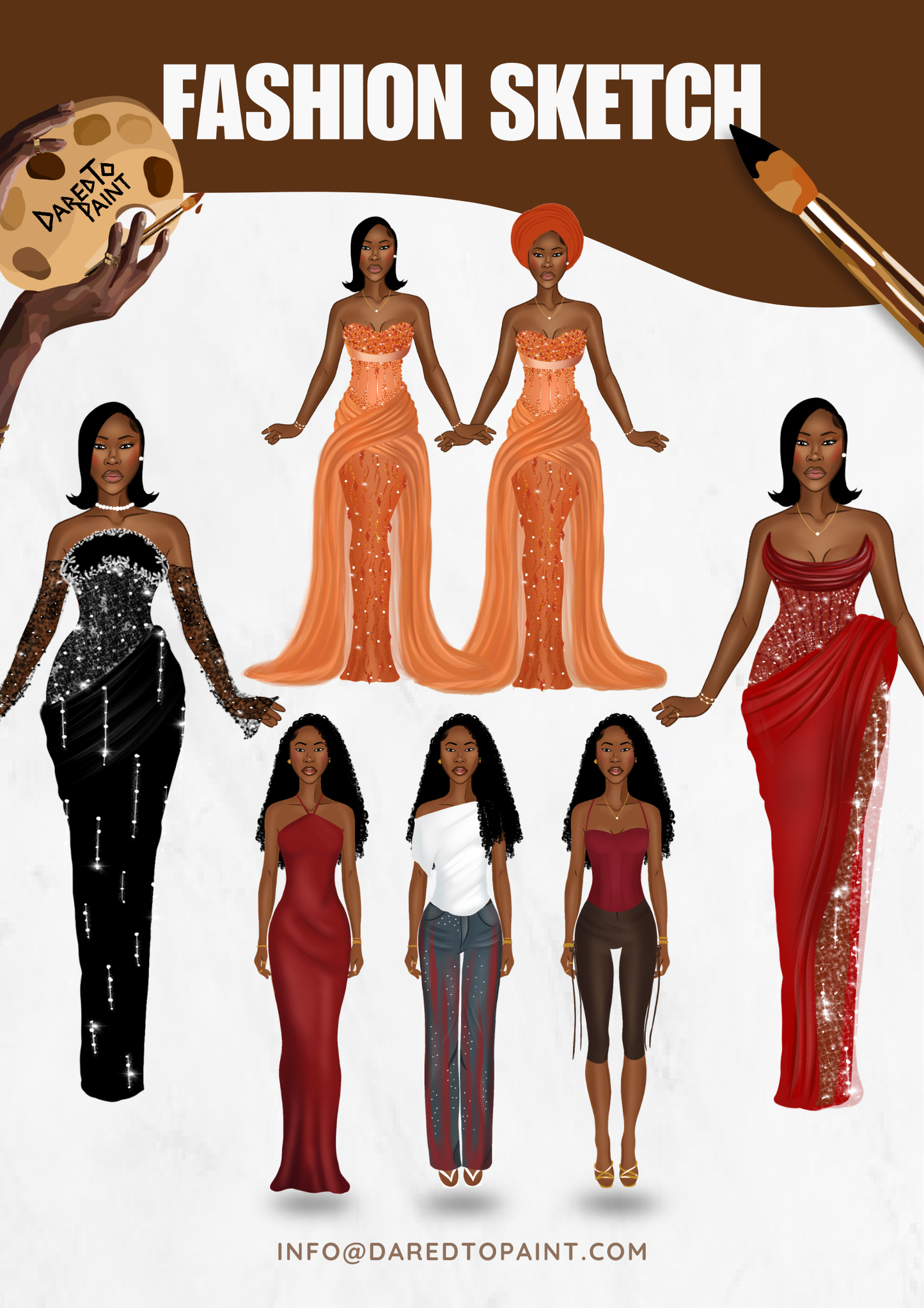 Custom Fashion Sketch