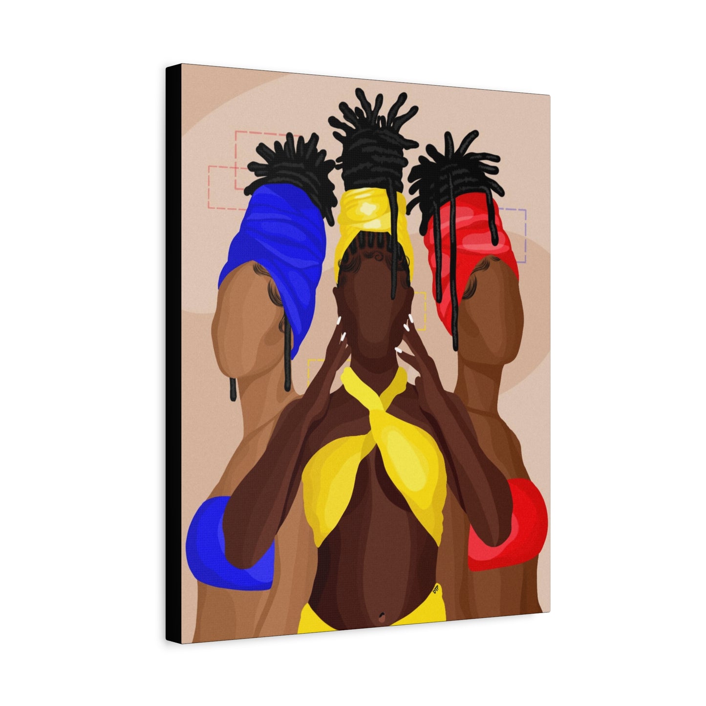 ”Loc Sisters” Canvas