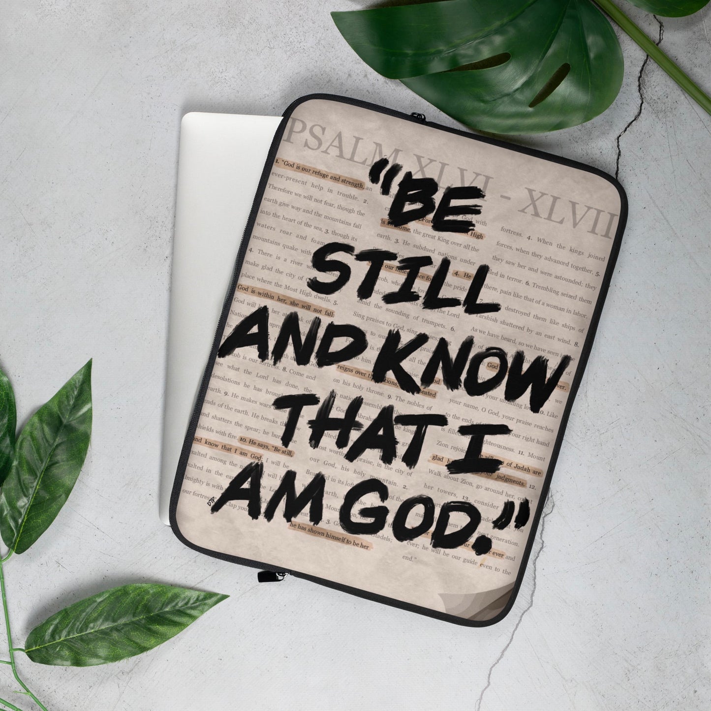 “Psalms 46” Laptop Sleeve