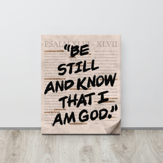 “Psalms 46” Canvas