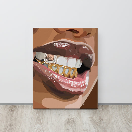 “Grillz II” Canvas
