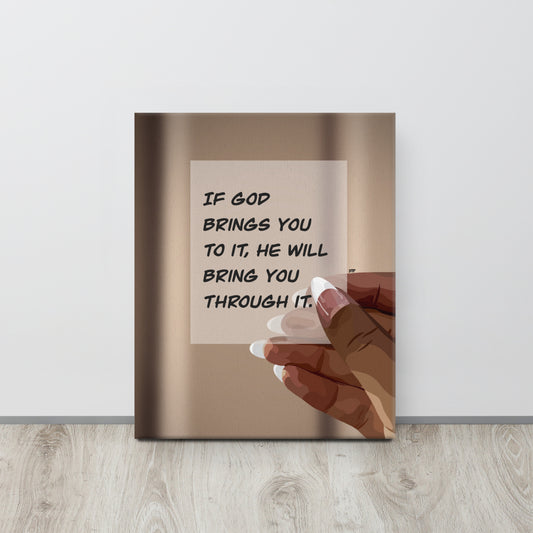 “Only God” Canvas
