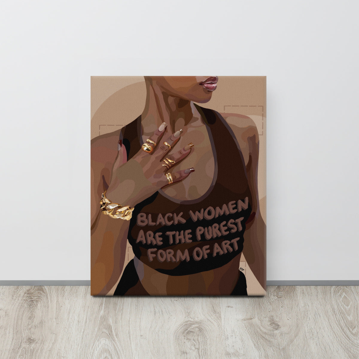 “Women are art” Canvas