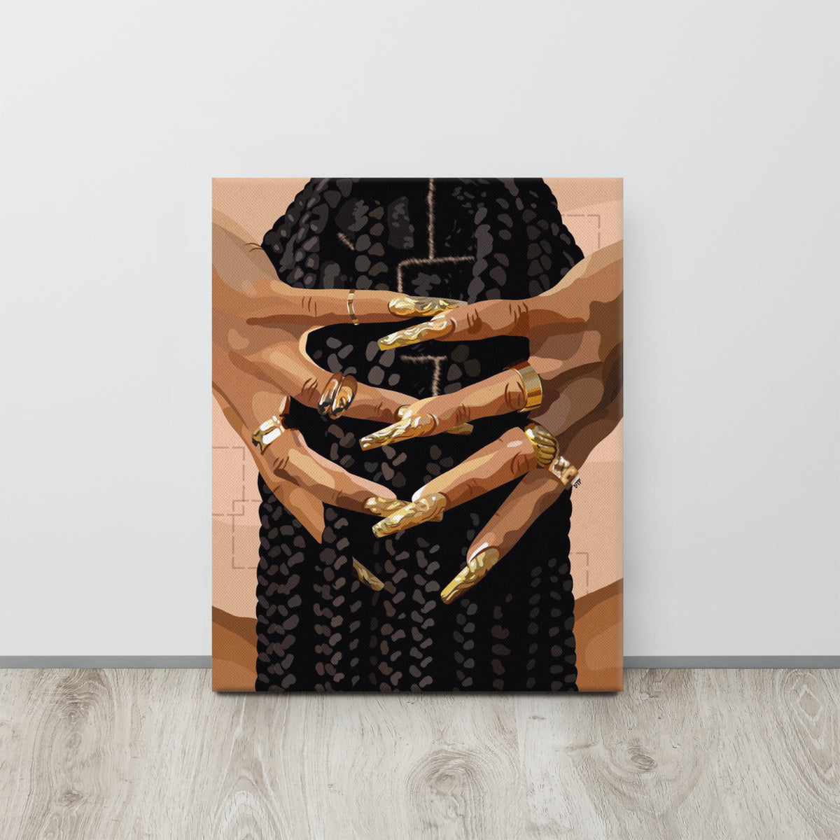 “Let your hair down” Canvas