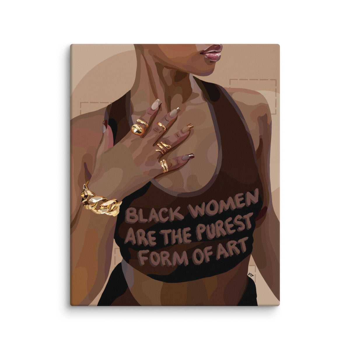“Women are art” Canvas