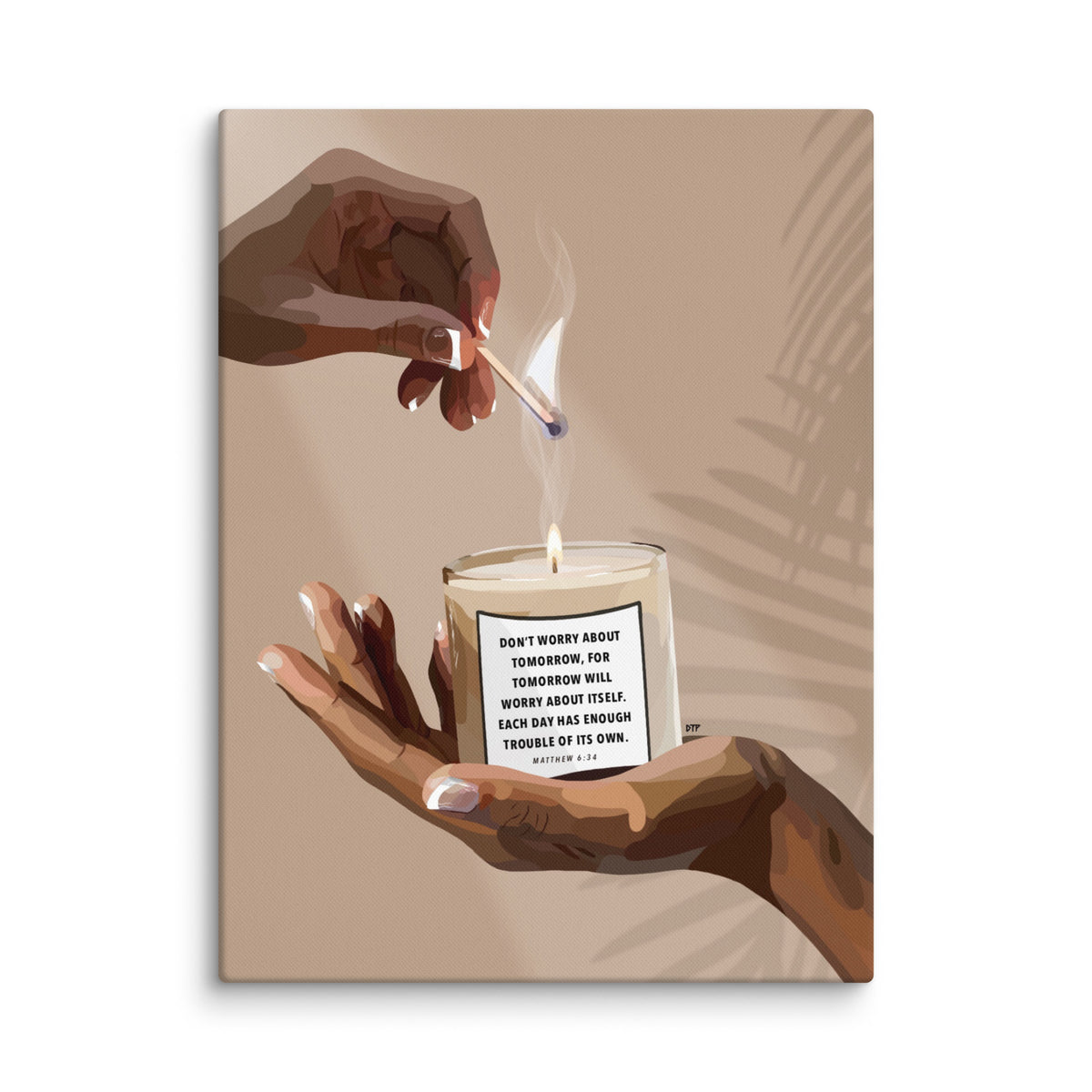 “Don’t worry” Canvas