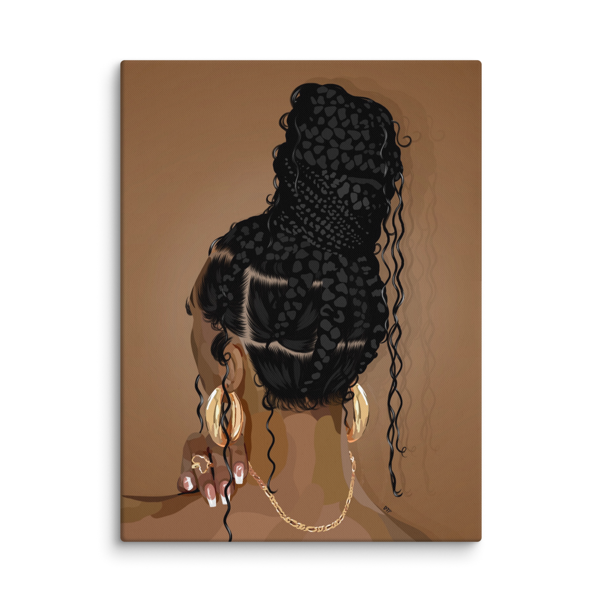 “Boho Braids” Canvas