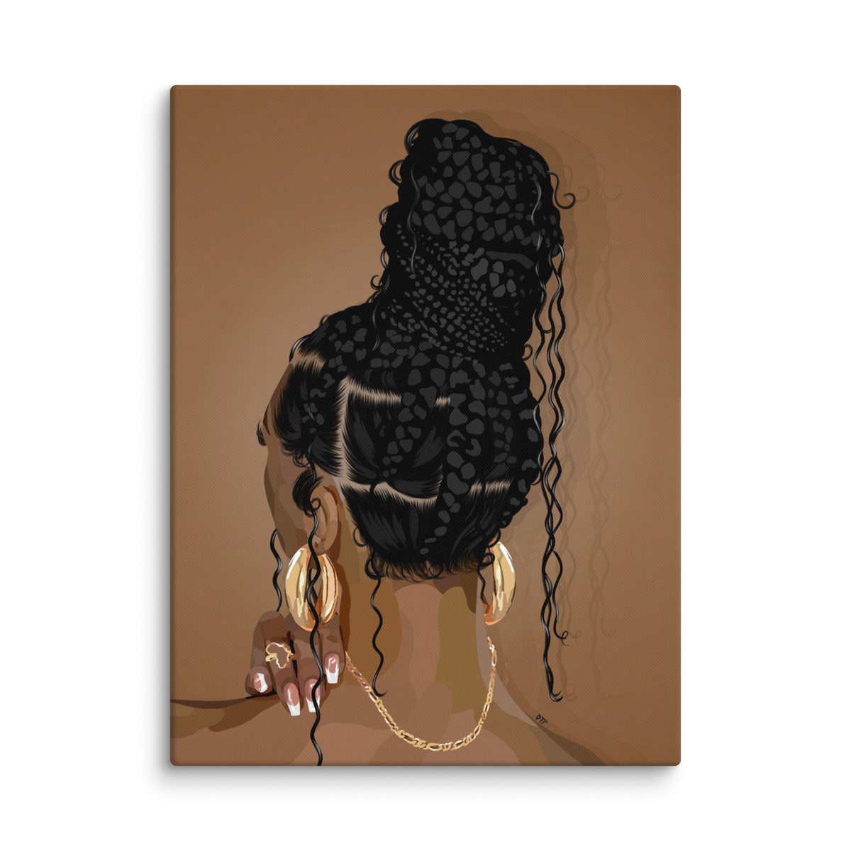 “Boho Braids” Canvas