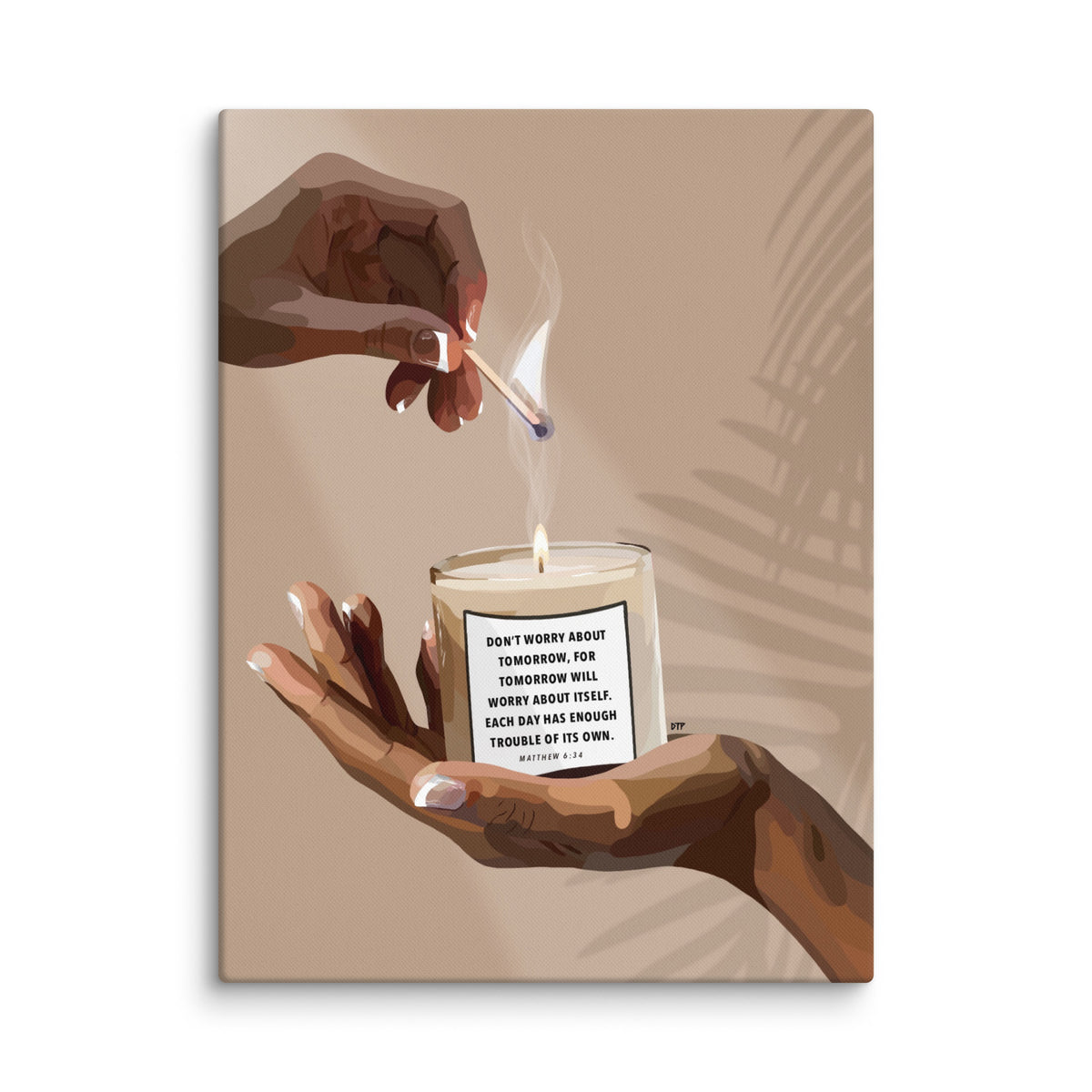 “Don’t worry” Canvas