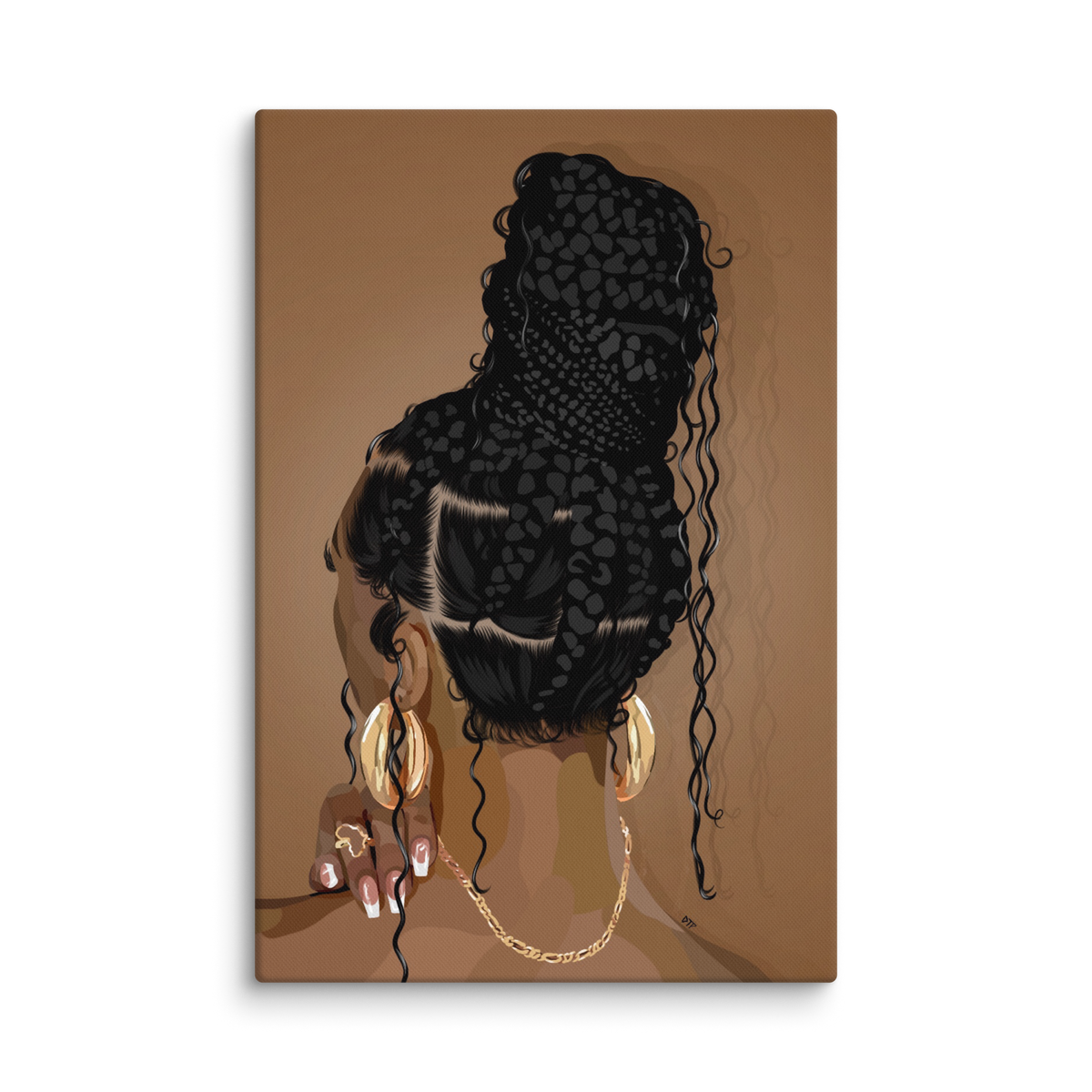 “Boho Braids” Canvas