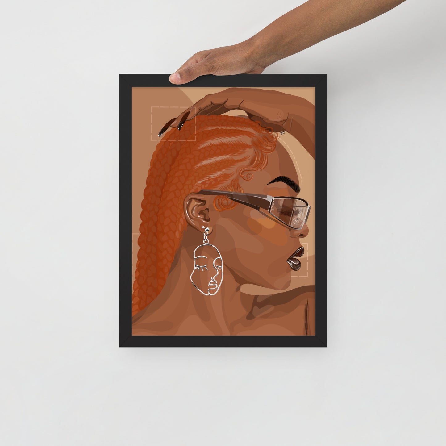 “Ginger” Framed print