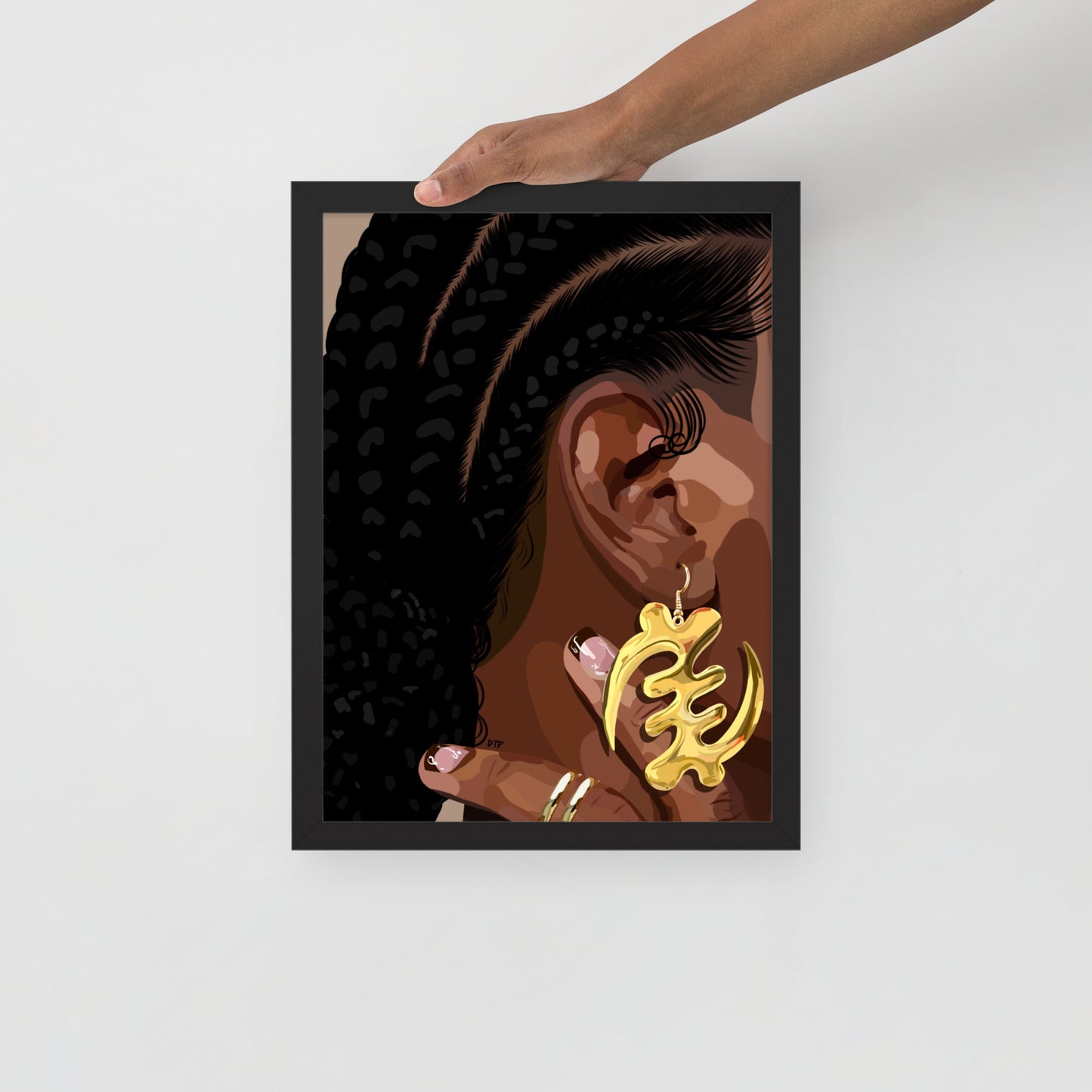 “Gye Nyame” Framed Print