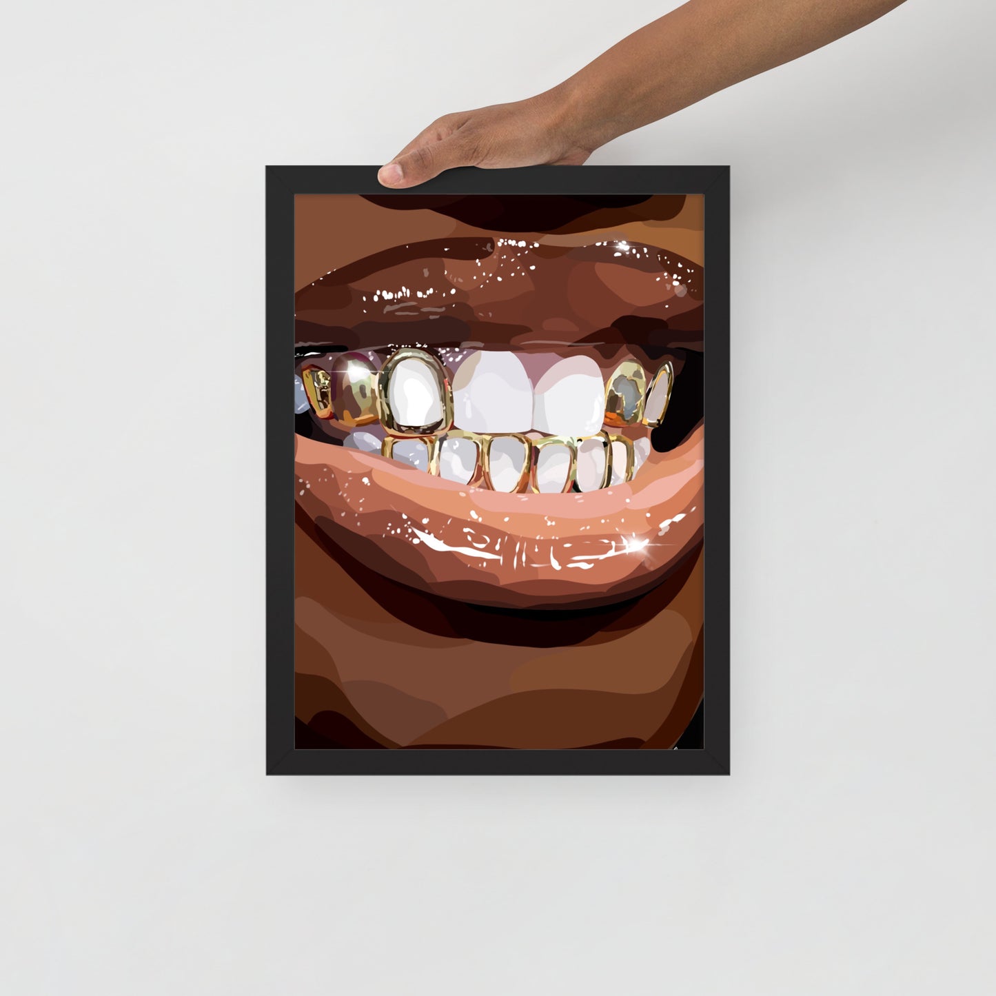 “Grillz Galore” Framed Print