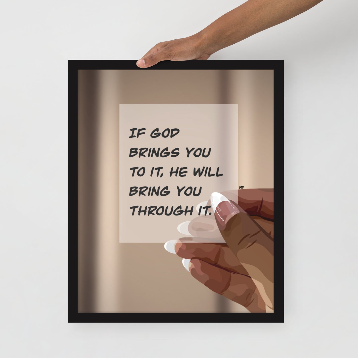 “Only God” Framed Print