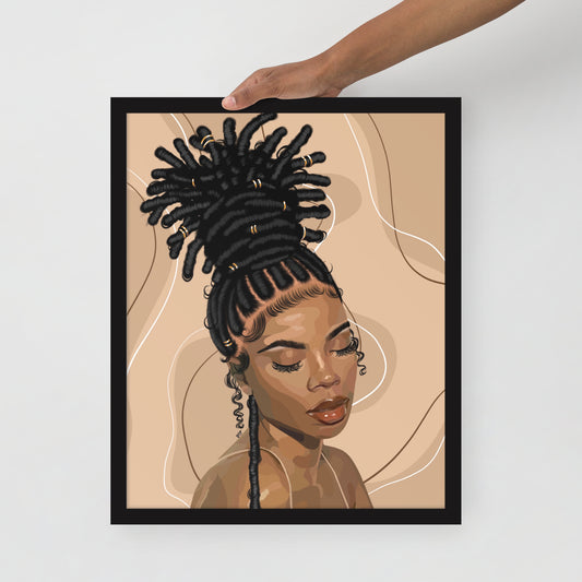 “Loc’d” Framed Print