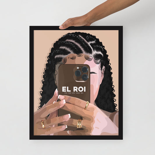 “El Roi” Framed Print