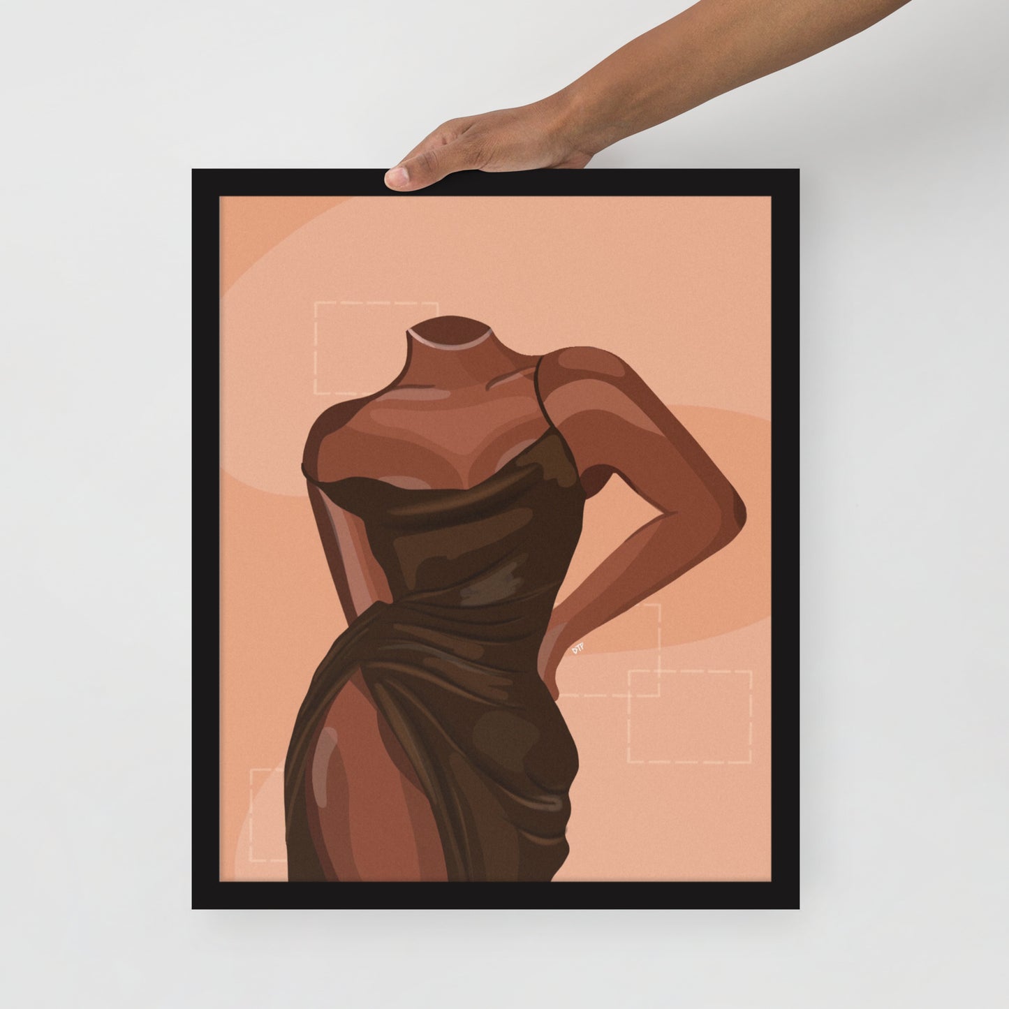 “Yes to the Dress” Framed Print