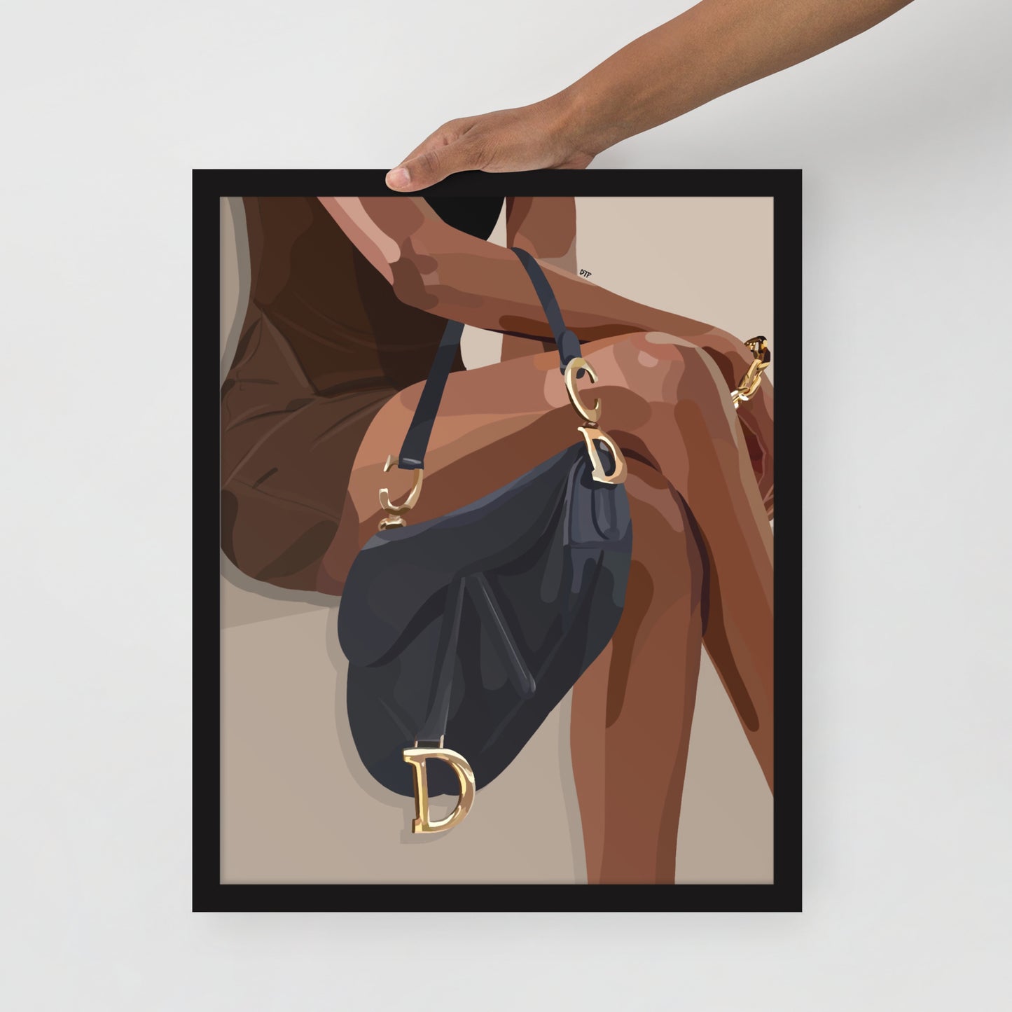 “Dior Babe” Framed Print