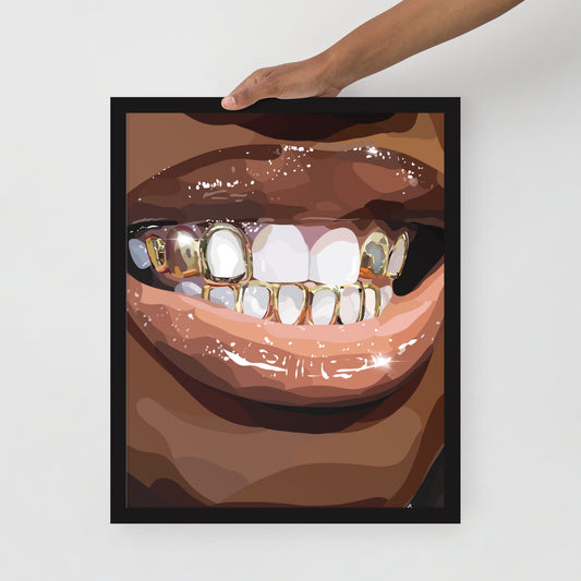 “Grillz Galore” Framed Print