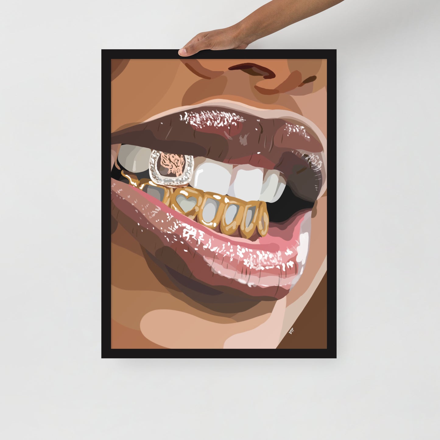 “Grillz II” Framed Print
