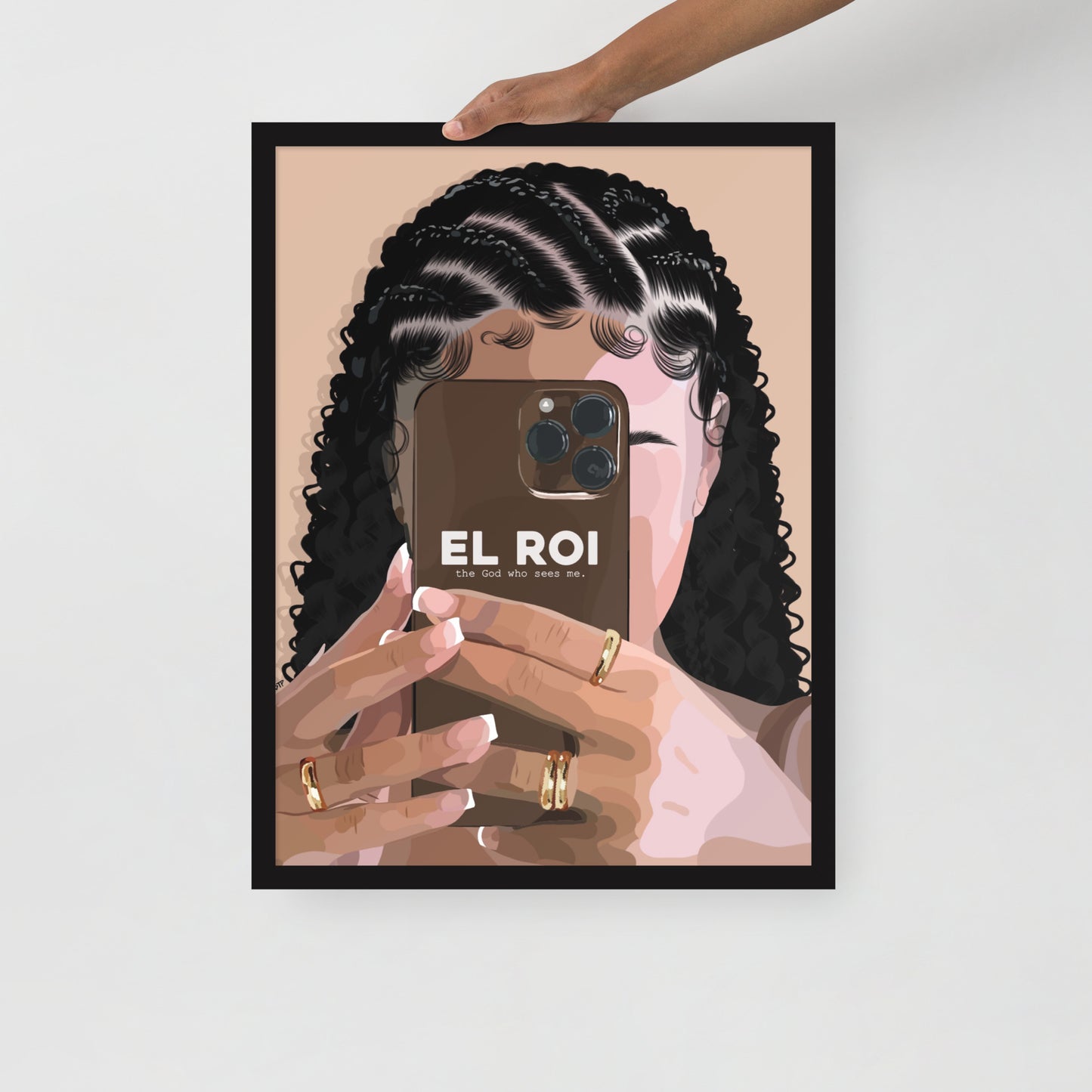“El Roi” Framed Print