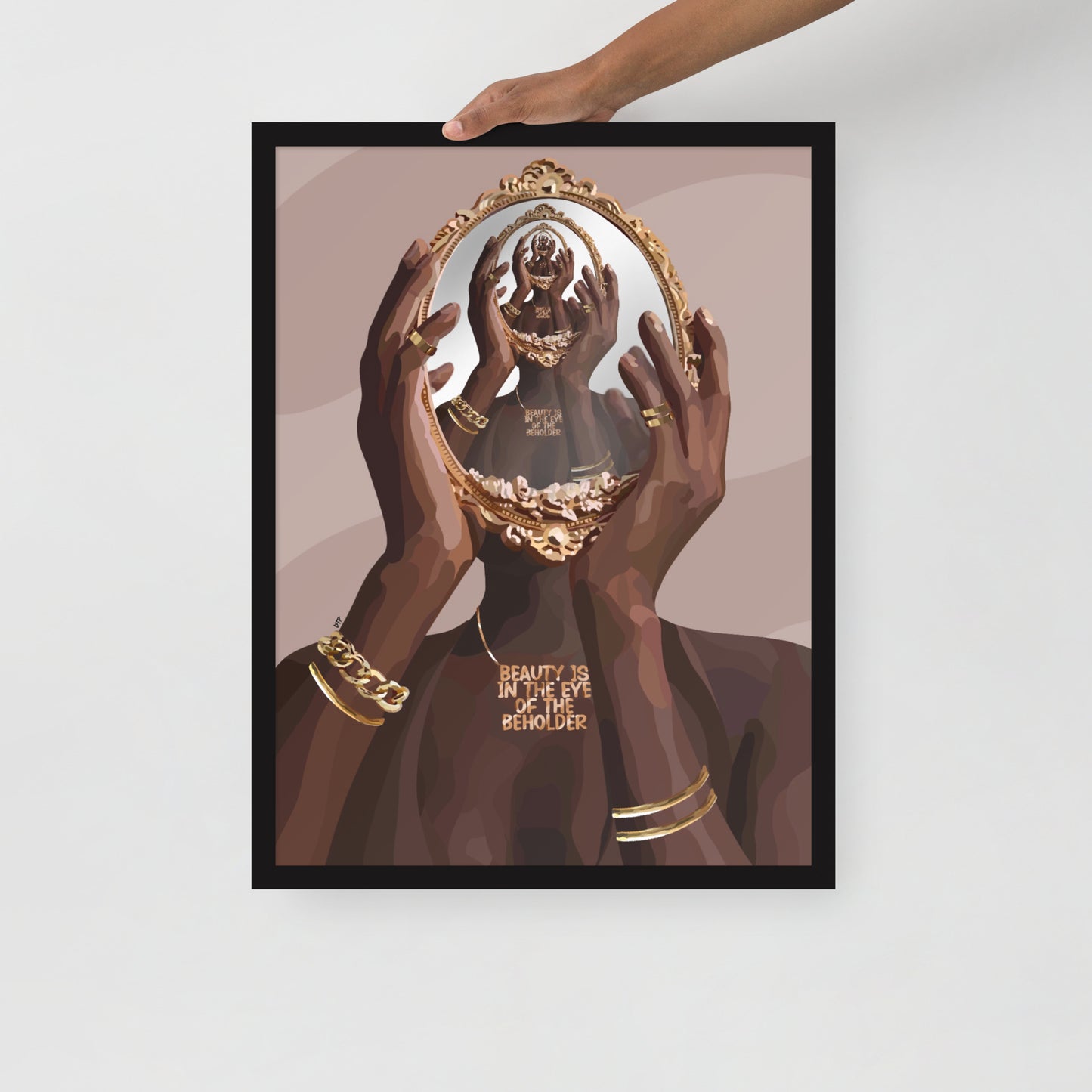 “BeYOUtiful” Framed Print