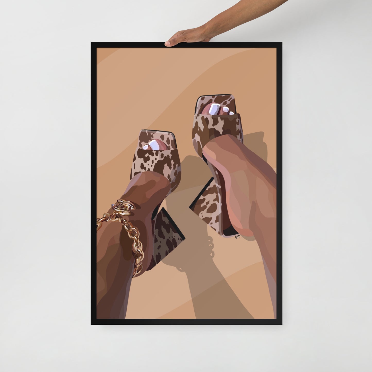 “Heel of the Day” Framed Print