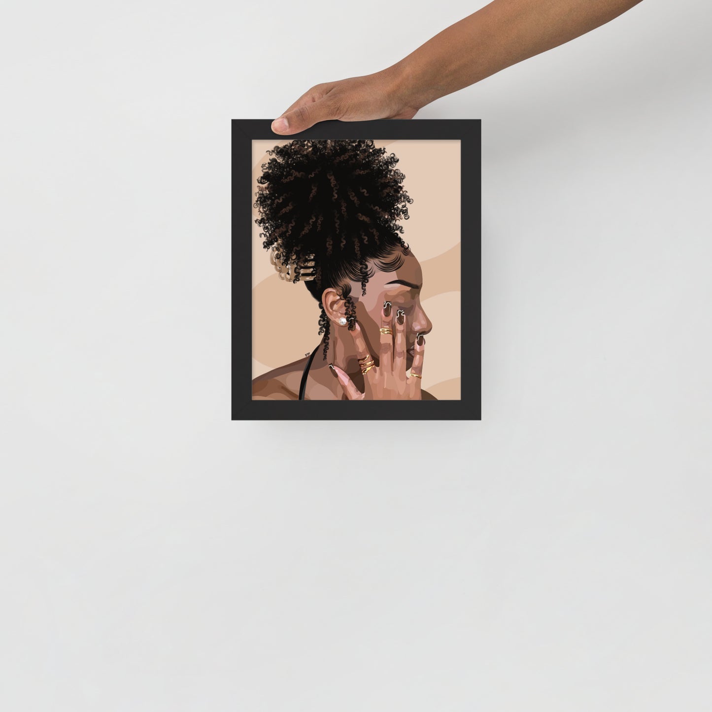 “Power Puff” Framed Print