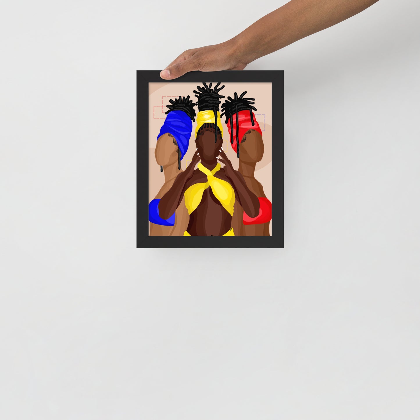 “Loc Sisters” Framed print