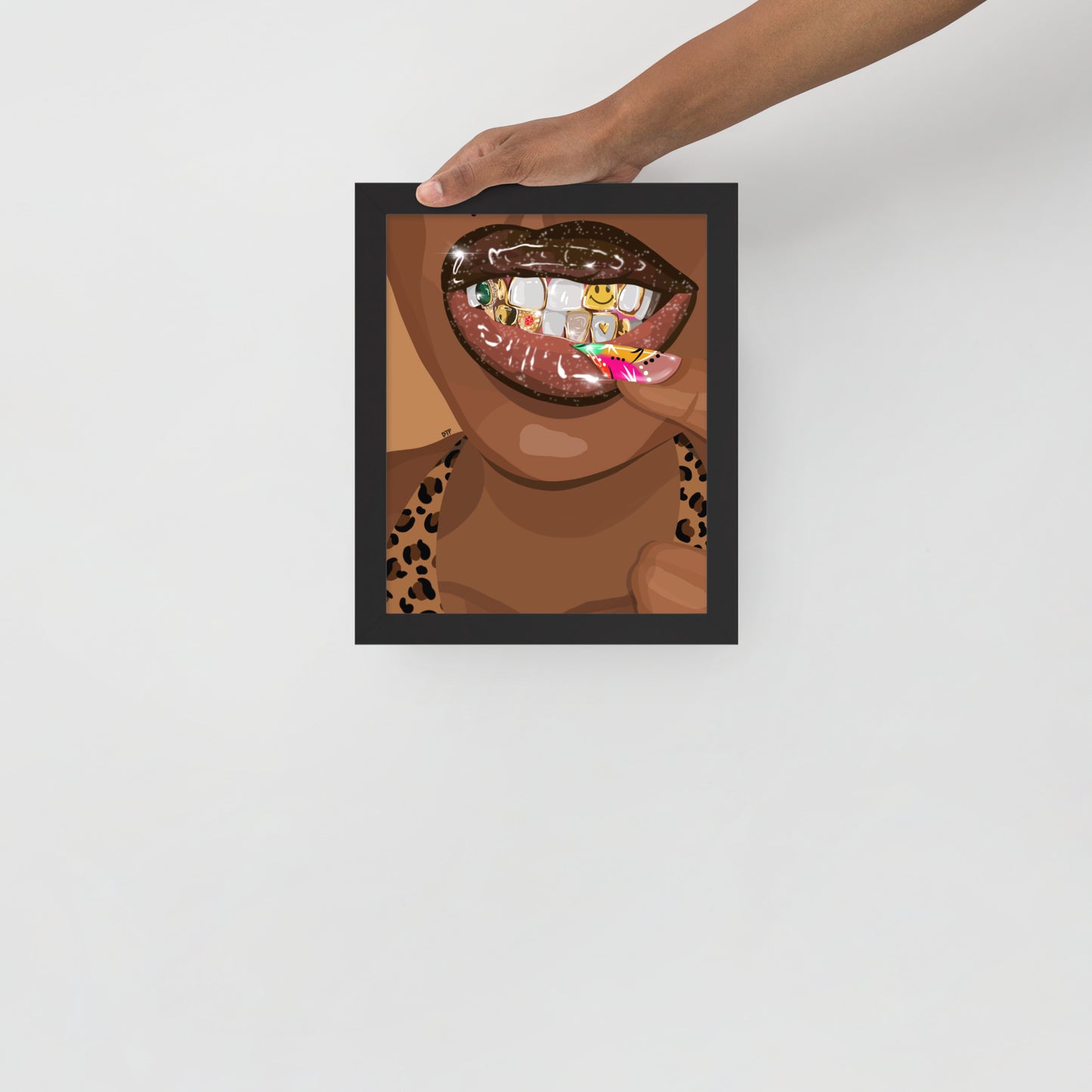 “Grillz” Framed Print