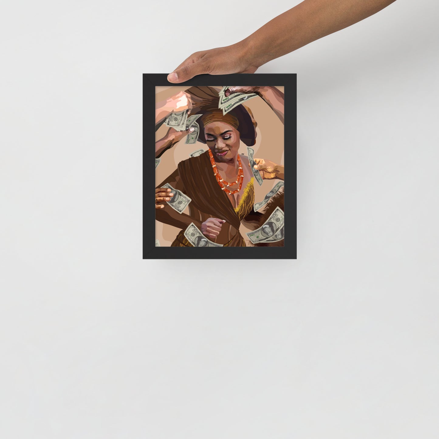 “The Celebrant” Framed print