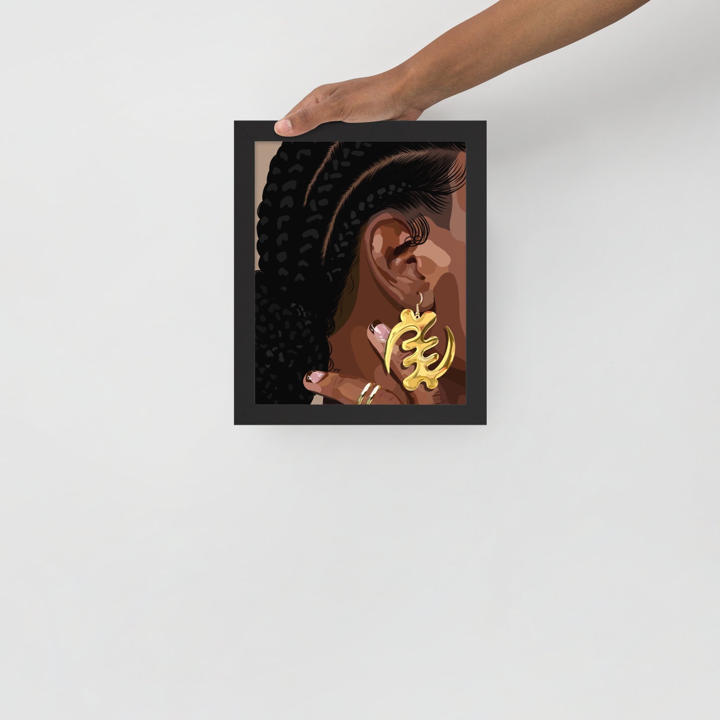 “Gye Nyame” Framed Print