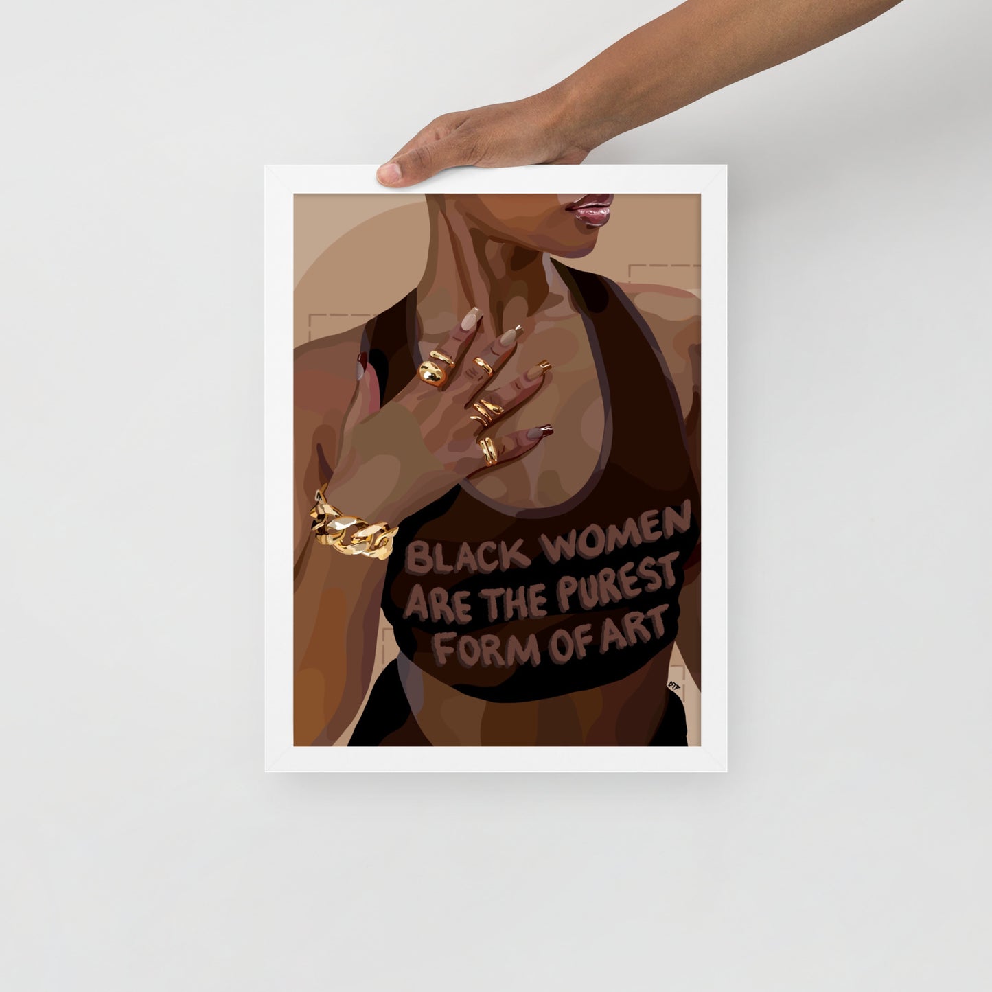 “Women Are Art” Framed print