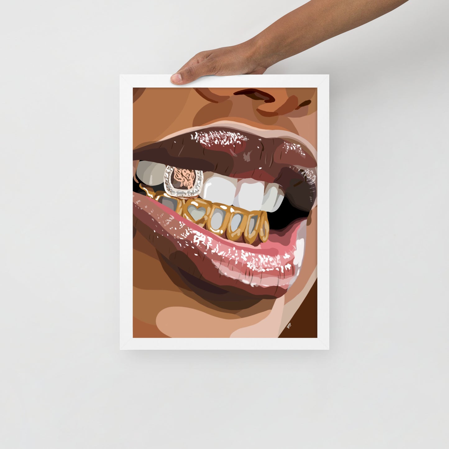 “Grillz II” Framed Print