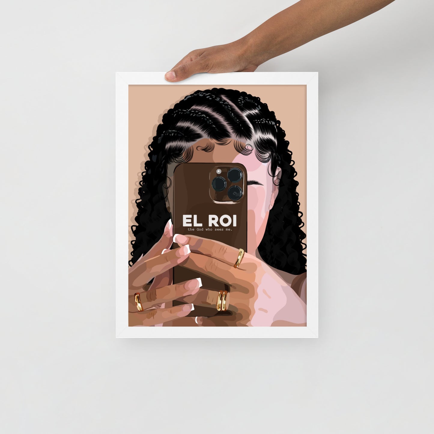 “El Roi” Framed Print